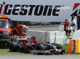 10.06.2007 Montreal, Canada,  Scott Speed (USA), Scuderia Toro Rosso, STR02, retired from the race - Formula 1 World Championship, Rd 6, Canadian Grand Prix, Sunday Race
