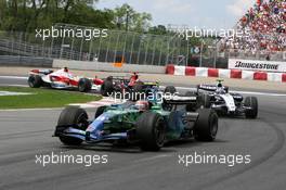 10.06.2007 Montreal, Canada,  Rubens Barrichello (BRA), Honda Racing F1 Team - Formula 1 World Championship, Rd 6, Canadian Grand Prix, Sunday Race