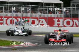 10.06.2007 Montreal, Canada,  Lewis Hamilton (GBR), McLaren Mercedes, MP4-22 - Formula 1 World Championship, Rd 6, Canadian Grand Prix, Sunday Race