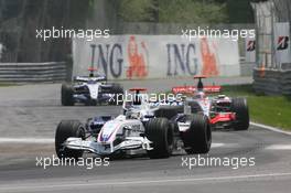 10.06.2007 Montreal, Canada,  Nick Heidfeld (GER), BMW Sauber F1 Team, F1.07 and Nick Heidfeld (GER), BMW Sauber F1 Team, F1.07 - Formula 1 World Championship, Rd 6, Canadian Grand Prix, Sunday Race