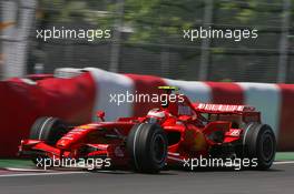 09.06.2007 Montreal, Canada,  Kimi Raikkonen (FIN), Räikkönen, Scuderia Ferrari, F2007 - Formula 1 World Championship, Rd 6, Canadian Grand Prix, Saturday Qualifying