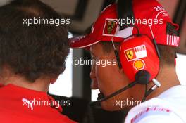 09.06.2007 Montreal, Canada,  Michael Schumacher (GER), Scuderia Ferrari, Advisor - Formula 1 World Championship, Rd 6, Canadian Grand Prix, Saturday Practice