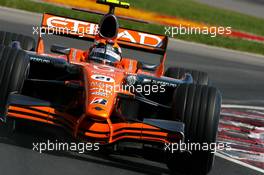 09.06.2007 Montreal, Canada,  Christijan Albers (NED), Spyker F1 Team, F8-VII - Formula 1 World Championship, Rd 6, Canadian Grand Prix, Saturday Practice