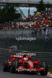 09.06.2007 Montreal, Canada,  Kimi Raikkonen (FIN), Räikkönen, Scuderia Ferrari, F2007 - Formula 1 World Championship, Rd 6, Canadian Grand Prix, Saturday Qualifying