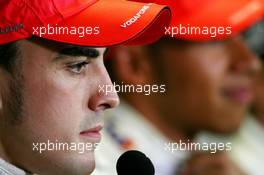 09.06.2007 Montreal, Canada,  Fernando Alonso (ESP), McLaren Mercedes - Formula 1 World Championship, Rd 6, Canadian Grand Prix, Saturday Press Conference