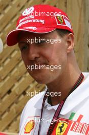 08.06.2007 Montreal, Canada,  Michael Schumacher (GER), Scuderia Ferrari, Advisor - Formula 1 World Championship, Rd 6, Canadian Grand Prix, Thursday