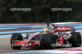 16.05.2007 Paul Ricard, France,  Lewis Hamilton (GBR), McLaren Mercedes - Formula 1 Testing