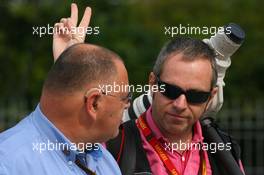 05.10.2007 Shanghai, China,  Pat Behar (FRA), FIA, Photographers, Delegate and Mark Thompson (GBR), Getty Images, Photographer - Formula 1 World Championship, Rd 16, Chinese Grand Prix, Friday