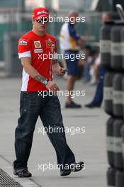 05.10.2007 Shanghai, China,  Kimi Raikkonen (FIN), Räikkönen, Scuderia Ferrari - Formula 1 World Championship, Rd 16, Chinese Grand Prix, Friday