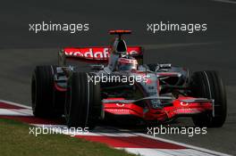 05.10.2007 Shanghai, China,  Fernando Alonso (ESP), McLaren Mercedes, MP4-22 - Formula 1 World Championship, Rd 16, Chinese Grand Prix, Friday Practice