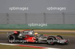 05.10.2007 Shanghai, China,  Lewis Hamilton (GBR), McLaren Mercedes, MP4-22 - Formula 1 World Championship, Rd 16, Chinese Grand Prix, Friday Practice