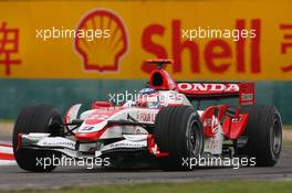 05.10.2007 Shanghai, China,  Takuma Sato (JPN), Super Aguri F1, SA07 - Formula 1 World Championship, Rd 16, Chinese Grand Prix, Friday Practice