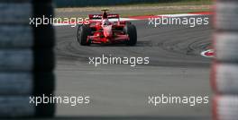 05.10.2007 Shanghai, China,  Kimi Raikkonen (FIN), Räikkönen, Scuderia Ferrari, F2007 - Formula 1 World Championship, Rd 16, Chinese Grand Prix, Friday Practice