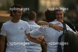 05.10.2007 Shanghai, China,  Mark Webber (AUS), Red Bull Racing and David Coulthard (GBR), Red Bull Racing - Formula 1 World Championship, Rd 16, Chinese Grand Prix, Friday