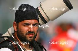 05.10.2007 Shanghai, China,  Kerim Okten (TUR), F1 Photographer - Formula 1 World Championship, Rd 16, Chinese Grand Prix, Friday