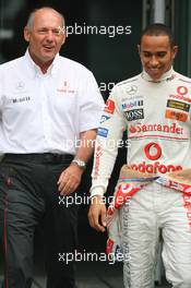 05.10.2007 Shanghai, China,  Ron Dennis (GBR), McLaren, Team Principal, Chairman and Lewis Hamilton (GBR), McLaren Mercedes - Formula 1 World Championship, Rd 16, Chinese Grand Prix, Friday