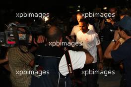 05.10.2007 Shanghai, China,  Lewis Hamilton (GBR), McLaren Mercedes after his meeting with the stewards - Formula 1 World Championship, Rd 16, Chinese Grand Prix, Friday