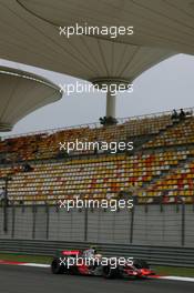 05.10.2007 Shanghai, China,  Lewis Hamilton (GBR), McLaren Mercedes, MP4-22 - Formula 1 World Championship, Rd 16, Chinese Grand Prix, Friday Practice