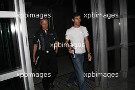 05.10.2007 Shanghai, China,  Mark Webber (AUS), Red Bull Racing before his meeting with the stewards - Formula 1 World Championship, Rd 16, Chinese Grand Prix, Friday