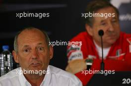 05.10.2007 Shanghai, China,  Ron Dennis (GBR), McLaren, Team Principal, Chairman and Jean Todt (FRA), Scuderia Ferrari, Ferrari CEO - Formula 1 World Championship, Rd 16, Chinese Grand Prix, Friday Press Conference