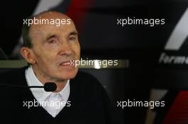 05.10.2007 Shanghai, China,  Sir Frank Williams (GBR), WilliamsF1 Team, Team Chief, Managing Director, Team Principal - Formula 1 World Championship, Rd 16, Chinese Grand Prix, Friday Press Conference