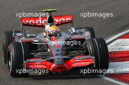 05.10.2007 Shanghai, China,  Lewis Hamilton (GBR), McLaren Mercedes, MP4-22 - Formula 1 World Championship, Rd 16, Chinese Grand Prix, Friday Practice