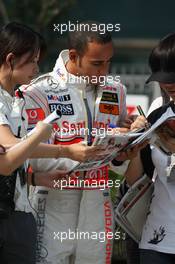 05.10.2007 Shanghai, China,  Lewis Hamilton (GBR), McLaren Mercedes - Formula 1 World Championship, Rd 16, Chinese Grand Prix, Friday