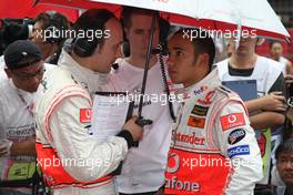 07.10.2007 Shanghai, China,  Lewis Hamilton (GBR), McLaren Mercedes - Formula 1 World Championship, Rd 16, Chinese Grand Prix, Sunday Pre-Race Grid