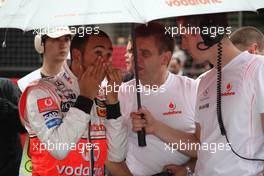 07.10.2007 Shanghai, China,  Lewis Hamilton (GBR), McLaren Mercedes - Formula 1 World Championship, Rd 16, Chinese Grand Prix, Sunday Pre-Race Grid