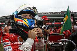 07.10.2007 Shanghai, China,  Felipe Massa (BRA), Scuderia Ferrari - Formula 1 World Championship, Rd 16, Chinese Grand Prix, Sunday Pre-Race Grid