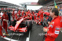 07.10.2007 Shanghai, China,  Jean Todt (FRA), Scuderia Ferrari, Ferrari CEO on the grid - Formula 1 World Championship, Rd 16, Chinese Grand Prix, Sunday Pre-Race Grid