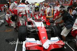 07.10.2007 Shanghai, China,  Ralf Schumacher (GER), Toyota Racing - Formula 1 World Championship, Rd 16, Chinese Grand Prix, Sunday Pre-Race Grid