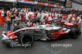 07.10.2007 Shanghai, China,  Fernando Alonso (ESP), McLaren Mercedes - Formula 1 World Championship, Rd 16, Chinese Grand Prix, Sunday Pre-Race Grid