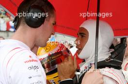 07.10.2007 Shanghai, China,  Lewis Hamilton (GBR), McLaren Mercedes - Formula 1 World Championship, Rd 16, Chinese Grand Prix, Sunday Pre-Race Grid