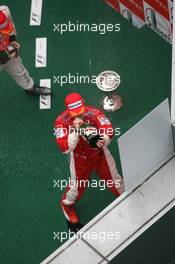 07.10.2007 Shanghai, China,  1st place Kimi Raikkonen (FIN), Räikkönen, Scuderia Ferrari - Formula 1 World Championship, Rd 16, Chinese Grand Prix, Sunday Podium