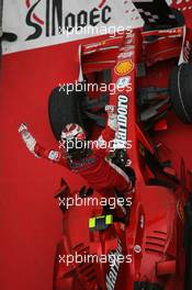 07.10.2007 Shanghai, China,  1st place Kimi Raikkonen (FIN), Räikkönen, Scuderia Ferrari - Formula 1 World Championship, Rd 16, Chinese Grand Prix, Sunday Podium