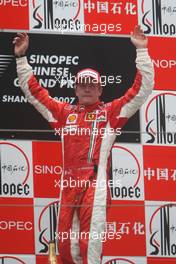 07.10.2007 Shanghai, China,  1st place Kimi Raikkonen (FIN), Räikkönen, Scuderia Ferrari - Formula 1 World Championship, Rd 16, Chinese Grand Prix, Sunday Podium