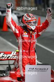 07.10.2007 Shanghai, China,  1st place Kimi Raikkonen (FIN), Räikkönen, Scuderia Ferrari - Formula 1 World Championship, Rd 16, Chinese Grand Prix, Sunday Podium