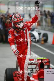 07.10.2007 Shanghai, China,  1st place Kimi Raikkonen (FIN), Räikkönen, Scuderia Ferrari - Formula 1 World Championship, Rd 16, Chinese Grand Prix, Sunday Podium