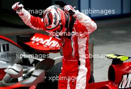 07.10.2007 Shanghai, China,  Winner, 1st, Kimi Raikkonen (FIN), Räikkönen, Scuderia Ferrari, F2007 - Formula 1 World Championship, Rd 16, Chinese Grand Prix, Sunday Podium