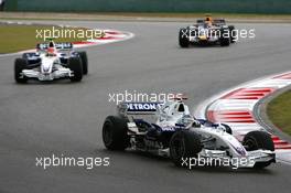 07.10.2007 Shanghai, China,  Nick Heidfeld (GER), BMW Sauber F1 Team, Robert Kubica (POL),  BMW Sauber F1 Team - Formula 1 World Championship, Rd 16, Chinese Grand Prix, Sunday Race