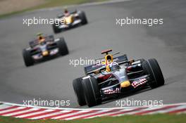 07.10.2007 Shanghai, China,  David Coulthard (GBR), Red Bull Racing, Mark Webber (AUS), Red Bull Racing - Formula 1 World Championship, Rd 16, Chinese Grand Prix, Sunday Race