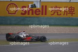 07.10.2007 Shanghai, China,  Fernando Alonso (ESP), McLaren Mercedes ran wide on turn 1 - Formula 1 World Championship, Rd 16, Chinese Prix, Sunday Race