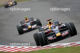 07.10.2007 Shanghai, China,  David Coulthard (GBR), Red Bull Racing, Mark Webber (AUS), Red Bull Racing - Formula 1 World Championship, Rd 16, Chinese Grand Prix, Sunday Race