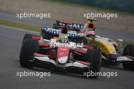 07.10.2007 Shanghai, China,  Ralf Schumacher (GER), Toyota Racing, TF107 - Formula 1 World Championship, Rd 16, Chinese Grand Prix, Sunday Race