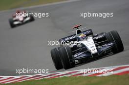 07.10.2007 Shanghai, China,  Nico Rosberg (GER), WilliamsF1 Team - Formula 1 World Championship, Rd 16, Chinese Grand Prix, Sunday Race