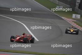 07.10.2007 Shanghai, China,  Kimi Raikkonen (FIN), Räikkönen, Scuderia Ferrari, F2007 - Formula 1 World Championship, Rd 16, Chinese Grand Prix, Sunday Race