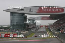 07.10.2007 Shanghai, China,  Lewis Hamilton (GBR), McLaren Mercedes warm up lap - Formula 1 World Championship, Rd 16, Chinese Grand Prix, Sunday Race