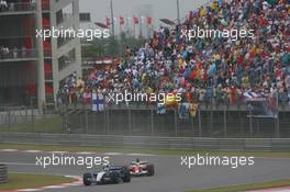 07.10.2007 Shanghai, China,  Alexander Wurz (AUT), Williams F1 Team, FW29 - Formula 1 World Championship, Rd 16, Chinese Grand Prix, Sunday Race