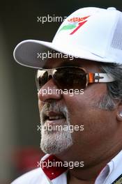 06.10.2007 Shanghai, China,  Dr Vijay Mallya (IND), Part of the consortium who have purchased Spyker F1 Team - Formula 1 World Championship, Rd 16, Chinese Grand Prix, Saturday